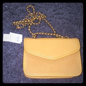 Mustard crossbody purse